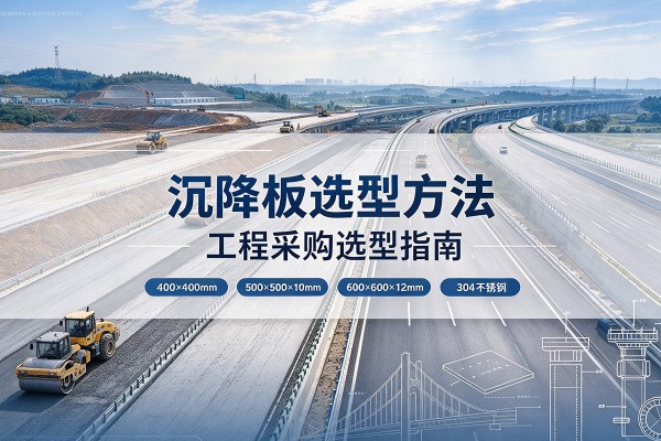 岗巴沉降板选择方法