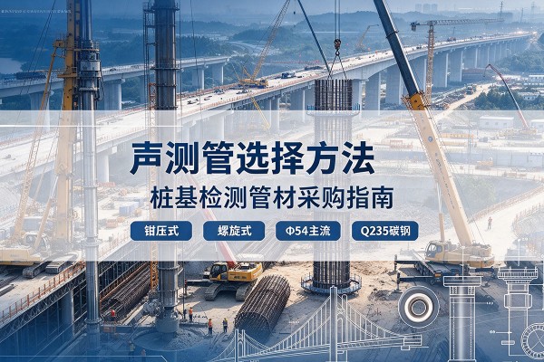 岗巴声测管选型标准